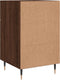 vidaXL - Nachtkastje - 40x40x66 - cm - bewerkt - hout - bruin - eikenkleur