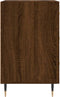 vidaXL - Nachtkastje - 40x40x66 - cm - bewerkt - hout - bruin - eikenkleur