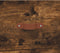 vidaXL - Nachtkastje - 40x40x66 - cm - bewerkt - hout - gerookt - eikenkleurig