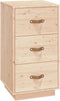 vidaXL - Nachtkastje - 40x40x75 - cm - massief - grenenhout