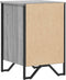 vidaXL - Nachtkastje - 40x41x60 - cm - bewerkt - hout - grijs - sonoma - eikenkleurig