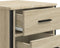 vidaXL - Nachtkastje - 40x41x60 - cm - bewerkt - hout - sonoma - eikenkleurig