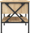 vidaXL - Nachtkastje - 40x42x45 - cm - bewerkt - hout - sonoma - eikenkleurig
