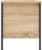 vidaXL - Nachtkastje - 40x42x50 - cm - bewerkt - hout - sonoma - eikenkleurig
