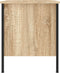 vidaXL - Nachtkastje - 40x42x50 - cm - bewerkt - hout - sonoma - eikenkleurig