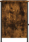 vidaXL - Nachtkastje - 40x42x60 - cm - bewerkt - hout - gerookt - eikenkleurig