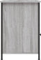 vidaXL - Nachtkastje - 40x42x60 - cm - bewerkt - hout - grijs - sonoma - eikenkleurig