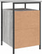 vidaXL - Nachtkastje - 40x42x60 - cm - bewerkt - hout - grijs - sonoma - eikenkleurig
