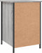 vidaXL - Nachtkastje - 40x42x60 - cm - bewerkt - hout - grijs - sonoma - eikenkleurig