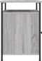 vidaXL - Nachtkastje - 40x42x60 - cm - bewerkt - hout - grijs - sonoma - eikenkleurig