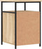vidaXL - Nachtkastje - 40x42x60 - cm - bewerkt - hout - sonoma - eikenkleurig