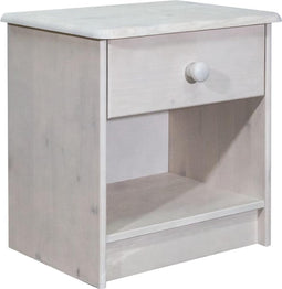 vidaXL - Nachtkastje - 41x30x42 - cm - massief - grenenhout