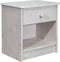 vidaXL - Nachtkastje - 41x30x42 - cm - massief - grenenhout