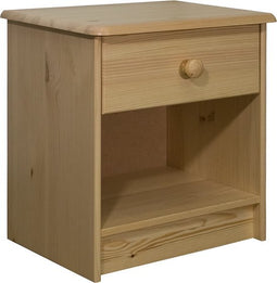 vidaXL - Nachtkastje - 41x30x42 - cm - massief - grenenhout
