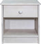 vidaXL - Nachtkastje - 41x30x42 - cm - massief - grenenhout