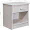 vidaXL - Nachtkastje - 41x30x42 - cm - massief - grenenhout