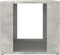 vidaXL - Nachtkastje - 41x40x36 - cm - bewerkt - hout - betongrijs