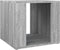 vidaXL - Nachtkastje - 41x40x36 - cm - bewerkt - hout - grijs - sonoma - eikenkleur