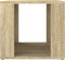 vidaXL - Nachtkastje - 41x40x36 - cm - bewerkt - hout - sonoma - eikenkleurig