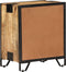 vidaXL - Nachtkastje - 43x30x51 - cm - massief - ruw - mangohout