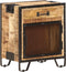 vidaXL - Nachtkastje - 43x30x51 - cm - massief - ruw - mangohout