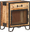 vidaXL - Nachtkastje - 43x30x51 - cm - massief - ruw - mangohout