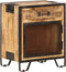 vidaXL - Nachtkastje - 43x30x51 - cm - massief - ruw - mangohout