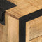 vidaXL - Nachtkastje - 43x30x51 - cm - massief - ruw - mangohout