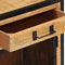 vidaXL - Nachtkastje - 43x30x51 - cm - massief - ruw - mangohout
