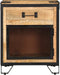 vidaXL - Nachtkastje - 43x30x51 - cm - massief - ruw - mangohout