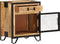 vidaXL - Nachtkastje - 43x30x51 - cm - massief - ruw - mangohout