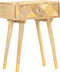 vidaXL - Nachtkastje - 43x30x58 - cm - massief - mangohout