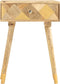 vidaXL - Nachtkastje - 43x30x58 - cm - massief - mangohout