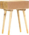 vidaXL - Nachtkastje - 43x30x58 - cm - massief - mangohout