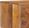 vidaXL - Nachtkastje - 43x30x58 - cm - massief - mangohout