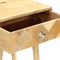 vidaXL - Nachtkastje - 43x30x58 - cm - massief - mangohout