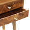 vidaXL - Nachtkastje - 43x30x58 - cm - massief - mangohout