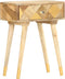 vidaXL - Nachtkastje - 43x30x58 - cm - massief - mangohout