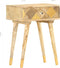 vidaXL - Nachtkastje - 43x30x58 - cm - massief - mangohout