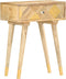 vidaXL - Nachtkastje - 43x30x58 - cm - massief - mangohout