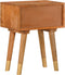 vidaXL - Nachtkastje - 43x30x58 - cm - massief - mangohout