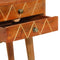 vidaXL - Nachtkastje - 43x30x58 - cm - massief - mangohout