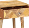 vidaXL - Nachtkastje - 43x30x58 - cm - massief - mangohout
