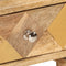 vidaXL - Nachtkastje - 43x30x58 - cm - massief - mangohout