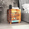 vidaXL - Nachtkastje - 43x33x51 - cm - massief - gerecycled - hout