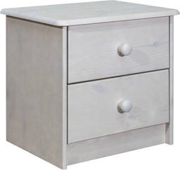 vidaXL - Nachtkastje - 43x34x40 - cm - massief - grenenhout