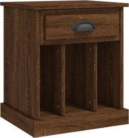 vidaXL - Nachtkastje - 43x36x50 - cm - bruin - eikenkleur