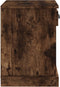 vidaXL - Nachtkastje - 43x36x50 - cm - gerookt - eikenkleurig