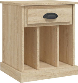vidaXL - Nachtkastje - 43x36x50 - cm - sonoma - eikenkleurig
