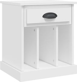 vidaXL - Nachtkastje - 43x36x50 - cm - wit